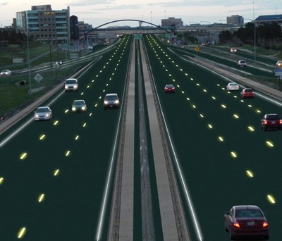 Solar-powered roads to generate power